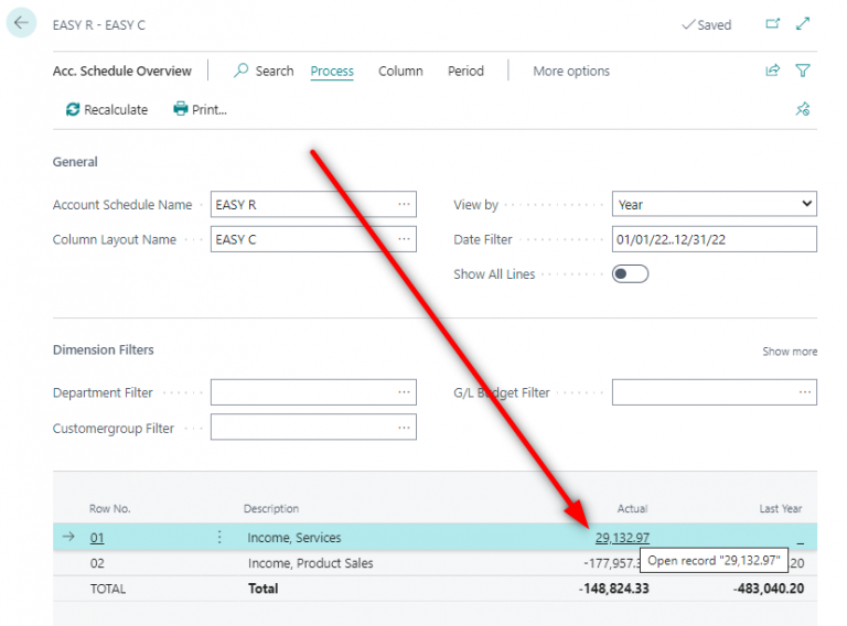 How To Use Account Schedules In Business Central Business Central Geek