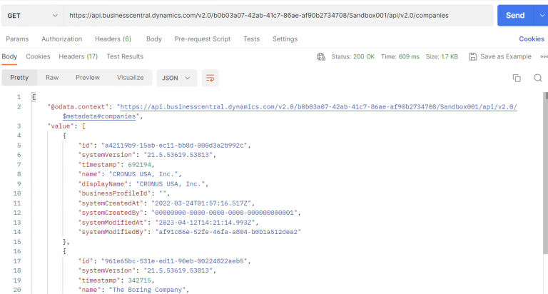 How To Use Standard APIs In Business Central - Business Central Geek